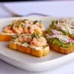 Shrimp & Avocado on Toast